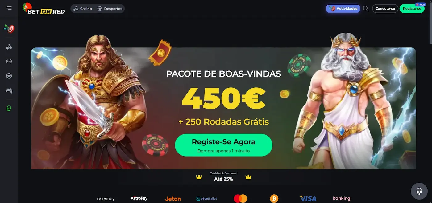 Site oficial da BetOnRed Site oficial da BetOnRed